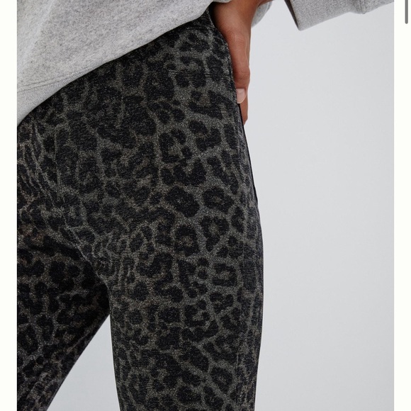 Sanctuary for Anthropologie Runway Shimmer Leopard Leggings - Picture 4 of 13